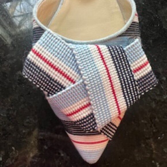 Jimmy Choo Mules Multi-stripe with Bow EU 39 - Picture 3 of 8